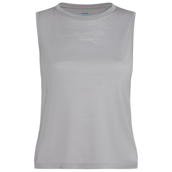 Icebreaker - Women's Merino 125 Cool-Lite Speed Tank - Tank Top Gr L;M;S;XL;XS grau von Icebreaker