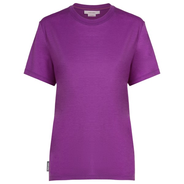 Icebreaker - Women's Merino 150 Tech Lite III S/S Relaxed - Merinoshirt Gr S lila von Icebreaker