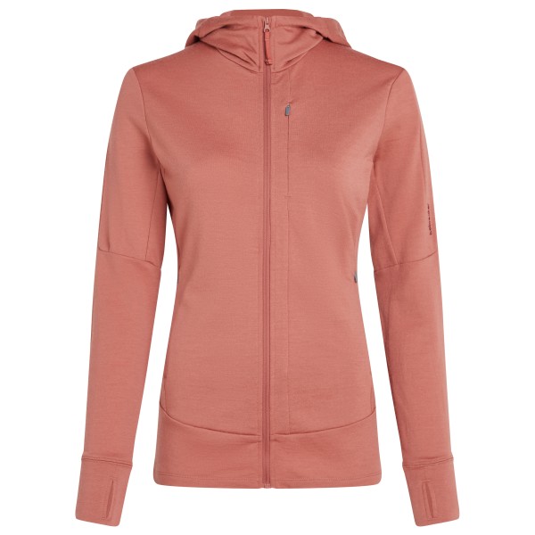 Icebreaker - Women's Merino 260 Quantum IV L/S Zip Hoodie - Merinohoodie Gr L rosa von Icebreaker