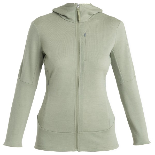 Icebreaker - Women's Merino 260 Quantum IV L/S Zip Hoodie - Merinohoodie Gr M grau von Icebreaker