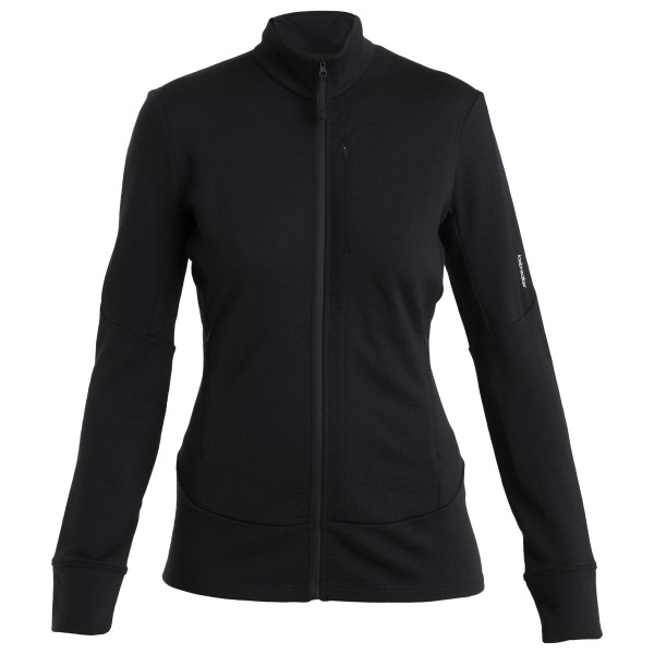 Icebreaker - Women's Merino 260 Quantum IV L/S Zip - Merinojacke Gr L schwarz von Icebreaker