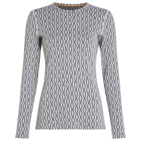 Icebreaker - Women's Merino 260 Vertex L/S Crewe On-Piste - Merinounterwäsche Gr S grau von Icebreaker