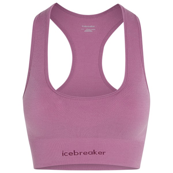 Icebreaker - Women's Merino 260 Zoneknit Seamless Bra - Sport-BH Gr XS rosa von Icebreaker