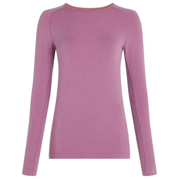 Icebreaker - Women's Merino 260 Zoneknit Seamless L/S Crewe - Merinounterwäsche Gr L;M;S;XL;XS blau;rosa von Icebreaker