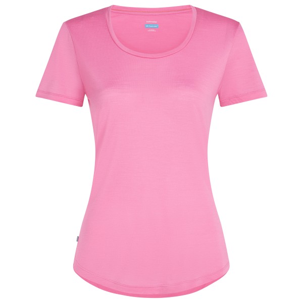 Icebreaker - Women's Merino Cool-Lite Sphere III S/S Scoop - Merinoshirt Gr M rosa von Icebreaker