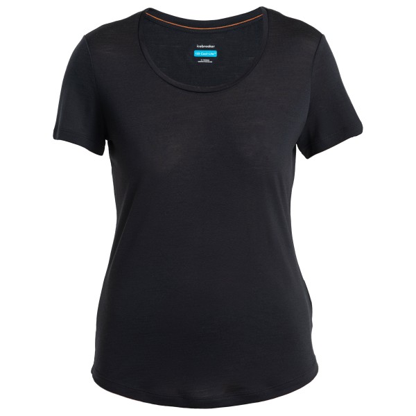 Icebreaker - Women's Merino Cool-Lite Sphere III S/S Scoop - Merinoshirt Gr XS schwarz von Icebreaker