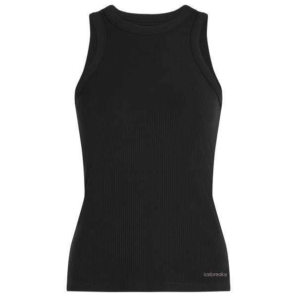 Icebreaker - Women's Merino Rib Lotus Tank - Tank Top Gr L;M;S;XL;XS gelb;schwarz von Icebreaker