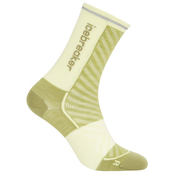 Icebreaker - Women's Merino Run+ Ultralight Crew - Laufsocken Gr L;M;S beige;schwarz von Icebreaker