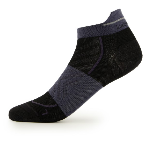 Icebreaker - Women's Merino Run+ Ultralight Micro - Laufsocken Gr L schwarz von Icebreaker