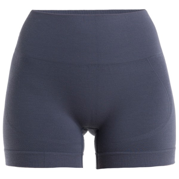 Icebreaker - Women's Merino Seamless Active 4 Shorts - Shorts Gr L blau von Icebreaker