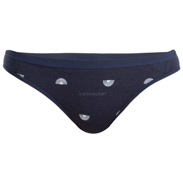 Icebreaker - Women's Merino Siren Bikini Shine AOP - Merinounterwäsche Gr S blau von Icebreaker