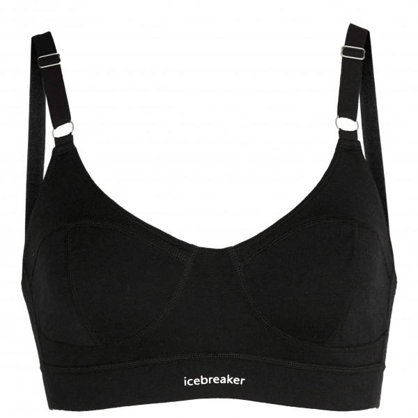 Icebreaker - Women's Queens Clasp Bra - Merinounterwäsche Gr S;XS schwarz von Icebreaker