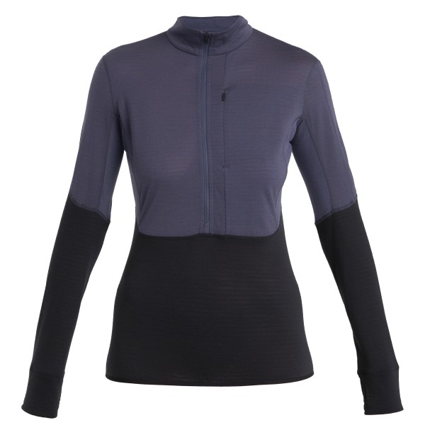 Icebreaker - Women's Realfleece Descender L/S Half Zip - Merinoshirt Gr S schwarz Icebreaker - Women's Realfleece Descender L/S Half Zip - Merinoshirt Gr S schwarz von Icebreaker