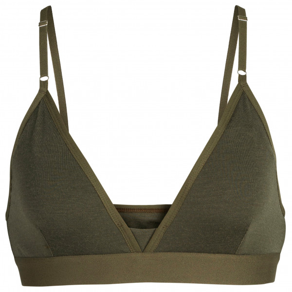 Icebreaker - Women's Siren Bra - Sport-BH Gr M oliv von Icebreaker