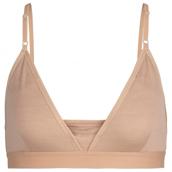 Icebreaker - Women's Siren Bra - Sport-BH Gr S beige von Icebreaker