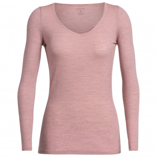 Icebreaker - Women's Siren L/S Sweetheart - Merinounterwäsche Gr L;M;S;XL;XS grau;oliv;rosa;schwarz;weiß von Icebreaker