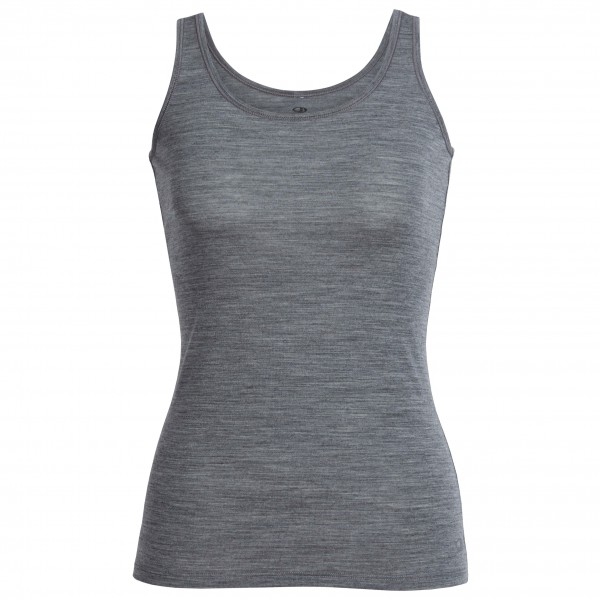 Icebreaker - Women's Siren Tank - Merinounterwäsche Gr XL grau von Icebreaker