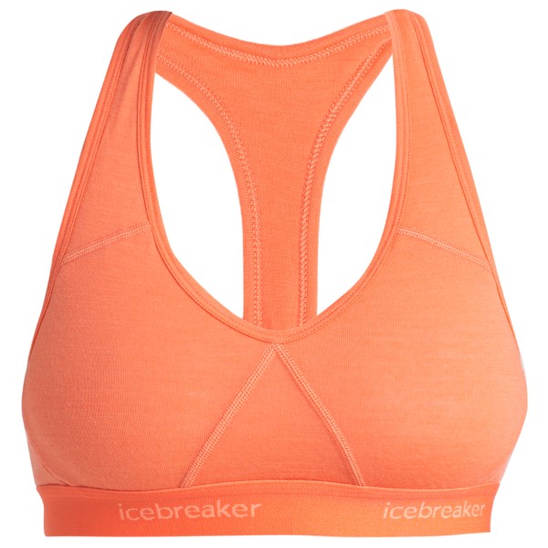 Icebreaker - Women's Sprite Racerback Bra - Merinounterwäsche Gr L rot von Icebreaker