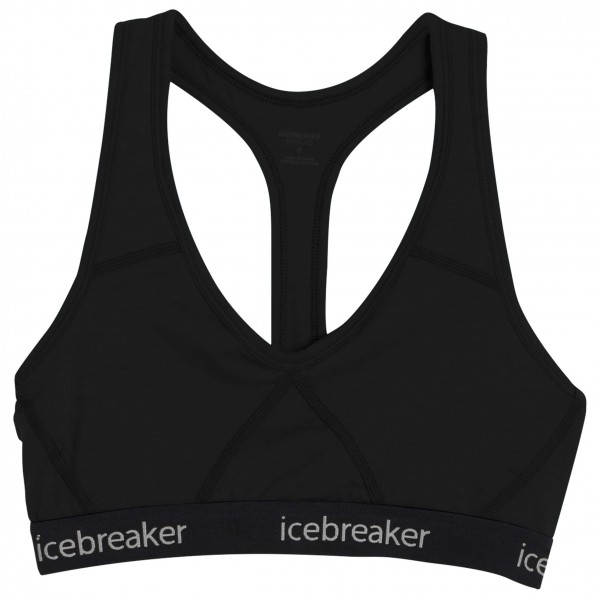 Icebreaker - Women's Sprite Racerback Bra - Merinounterwäsche Gr XS schwarz von Icebreaker