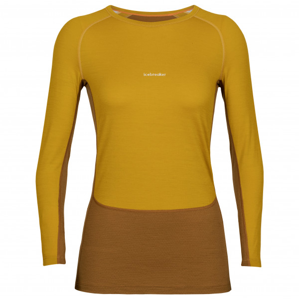 Icebreaker - Women's Zoneknit 200 L/S Crewe - Merinounterwäsche Gr L;M;XL blau;schwarz von Icebreaker