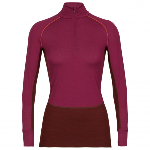 Icebreaker - Women's Zoneknit 260 L/S Half Zip - Merinounterwäsche Gr L;S;XL braun von Icebreaker