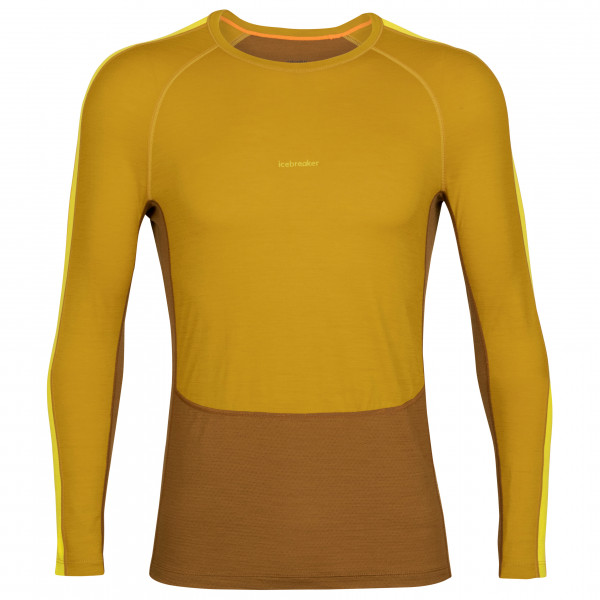 Icebreaker - Zoneknit 200 L/S Crewe - Merinounterwäsche Gr L;S;XL blau;schwarz von Icebreaker