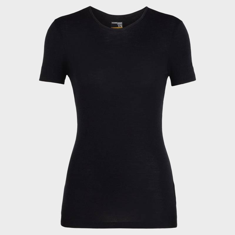 Icebreaker - Thermoshirt, kurzarm, für Damen, Black, Größe XL von Icebreaker