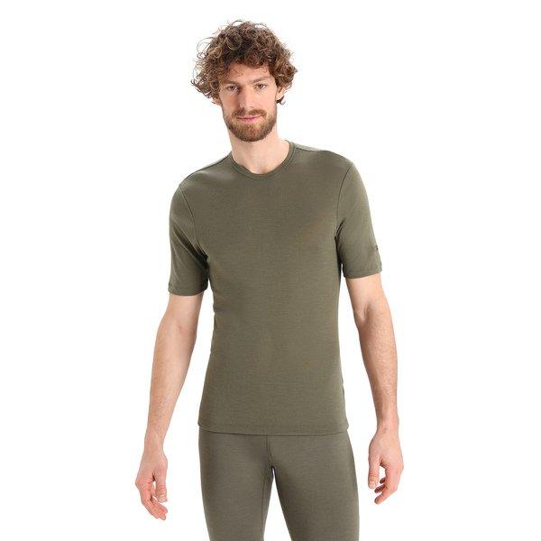 Thermoshirt, Kurzarm Herren Olivegrün M von Icebreaker