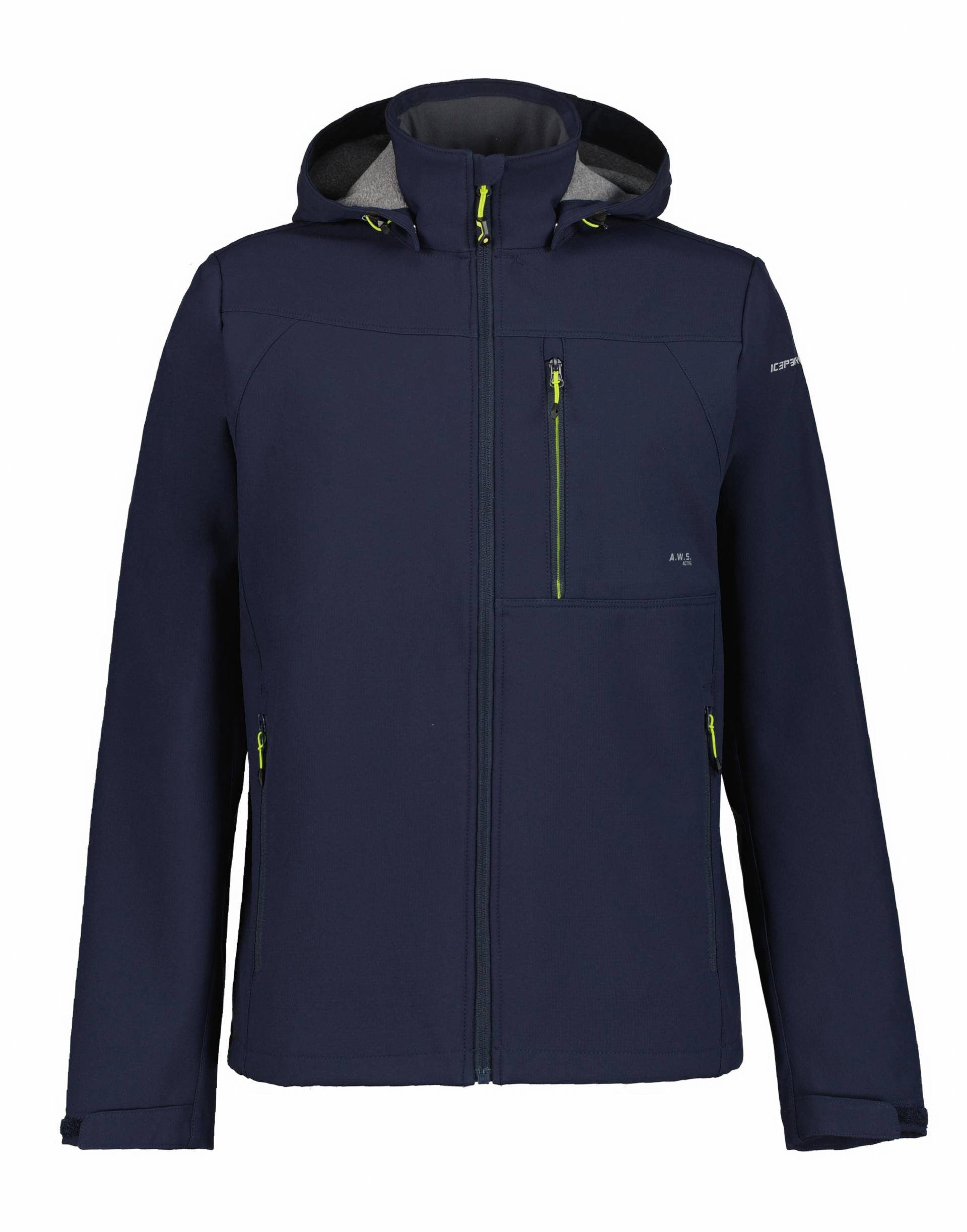 Icepeak Softshelljacke »BEEDEVILLE«, (1 St.), mit Kapuze, mit dezenten Logoschriftzügen von Icepeak