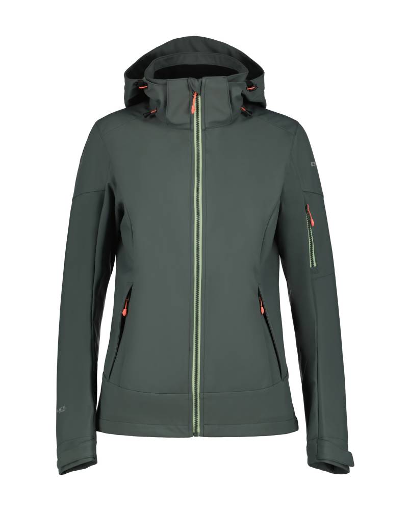 Icepeak Softshelljacke »D SOFTSHELLJACKE BATHGATE«, (1 St.), mit Kapuze, Wasserabweisend von Icepeak