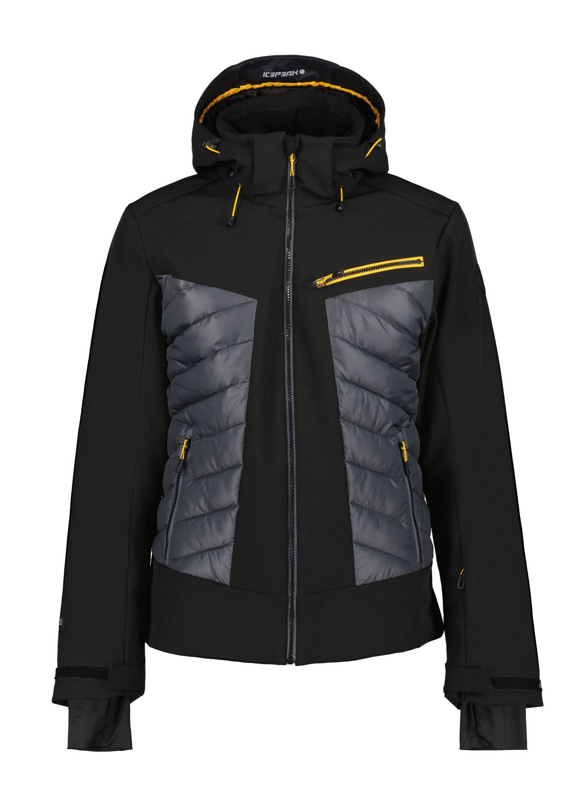 Icepeak Softshelljacke »H SOFTSHELLJACKE FREMONT«, mit Kapuze, mit dezenten Logoschriftzügen und Patch am Oberarm von Icepeak