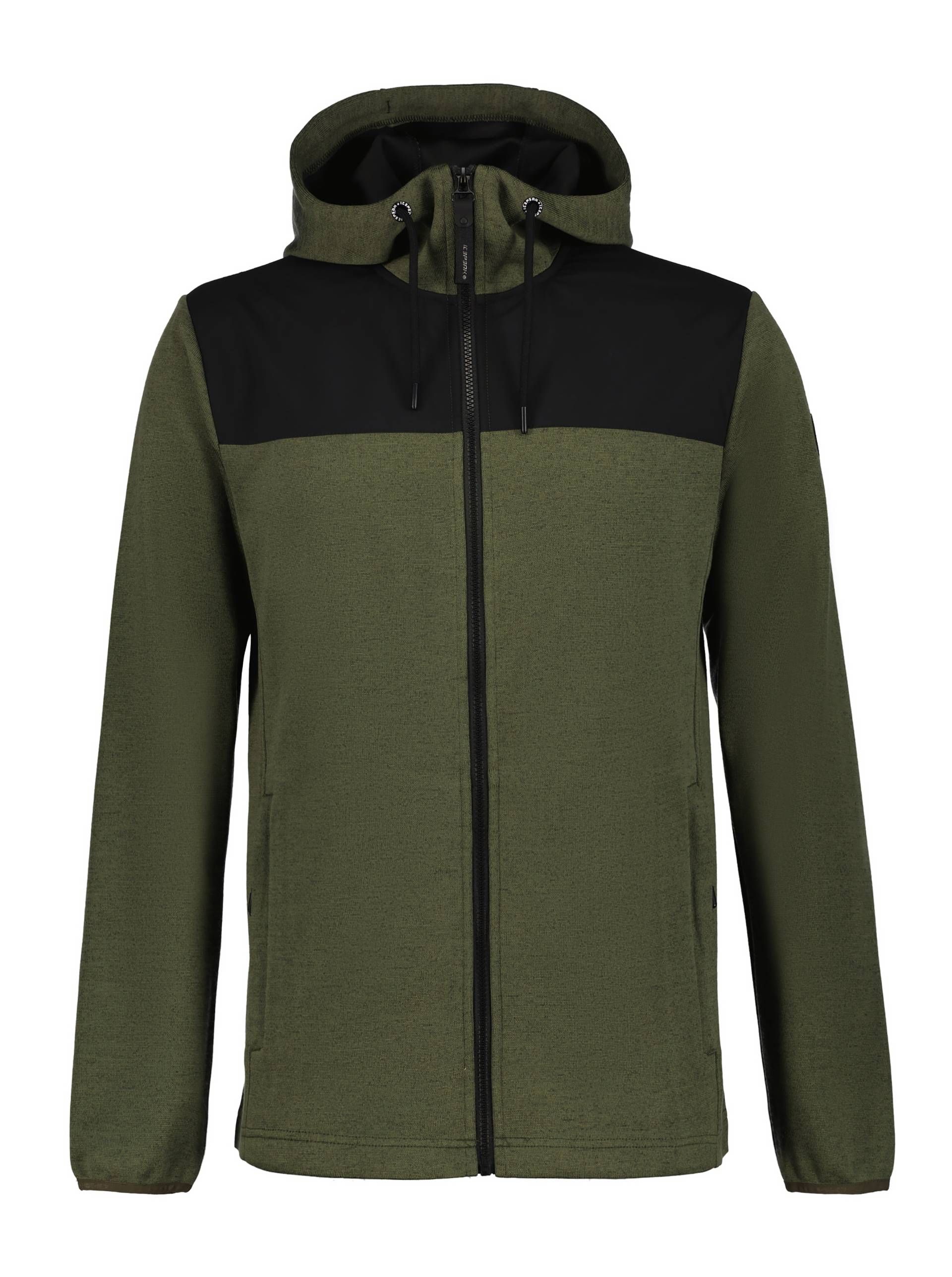 Icepeak Strickfleecejacke »H STRICKFLEECEJACKE AGAR«, mit Kapuze, mit Logopatch am Oberarm Icepeak Strickfleecejacke »H STRICKFLEECEJACKE AGAR«, mit Kapuze, mit Logopatch am Oberarm von Icepeak