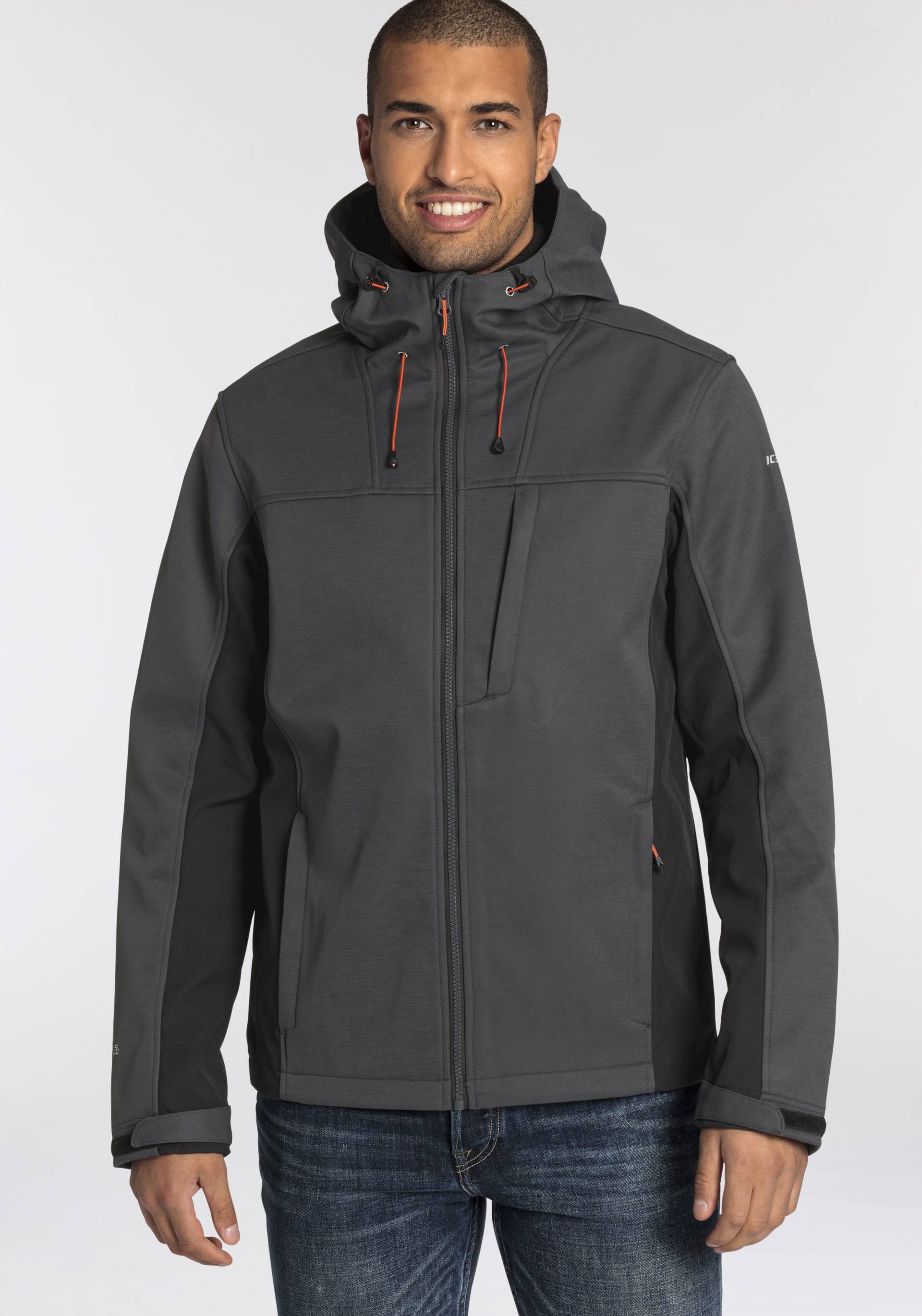 Icepeak Softshelljacke »ICEPEAK BAZINE«, mit Kapuze, mit dezenten Logoschriftzügen von Icepeak