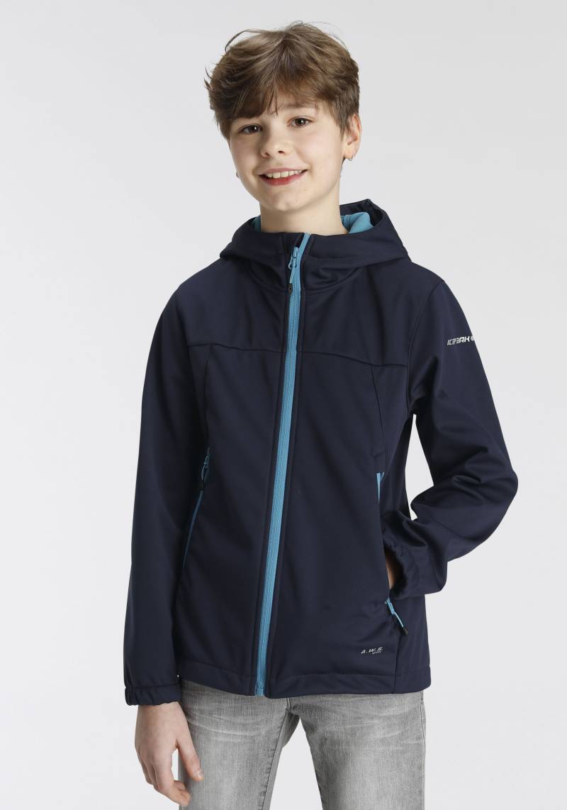 Icepeak Softshelljacke »KLINE für Kinder«, (1 St.), mit Kapuze von Icepeak