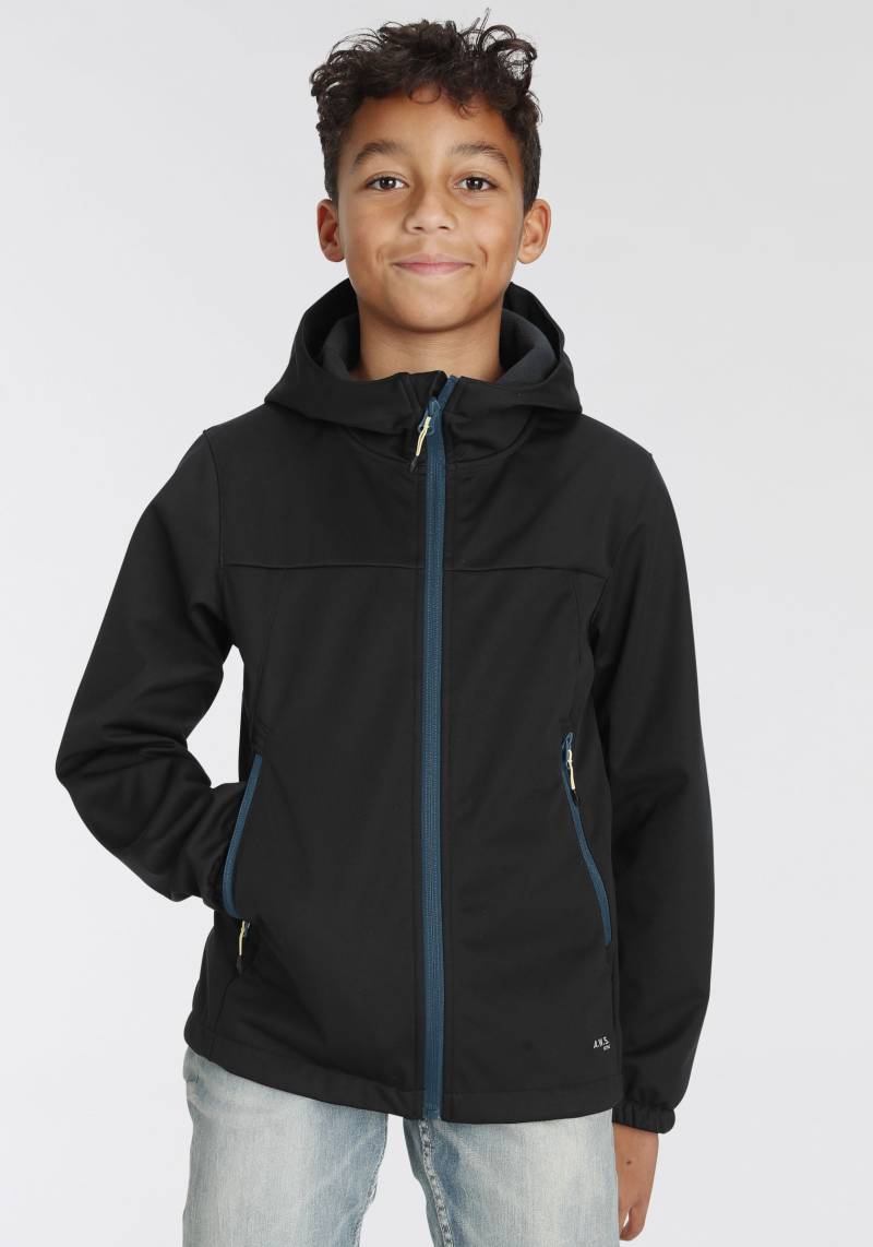 Icepeak Softshelljacke »KLINE für Kinder«, (1 St.), mit Kapuze von Icepeak