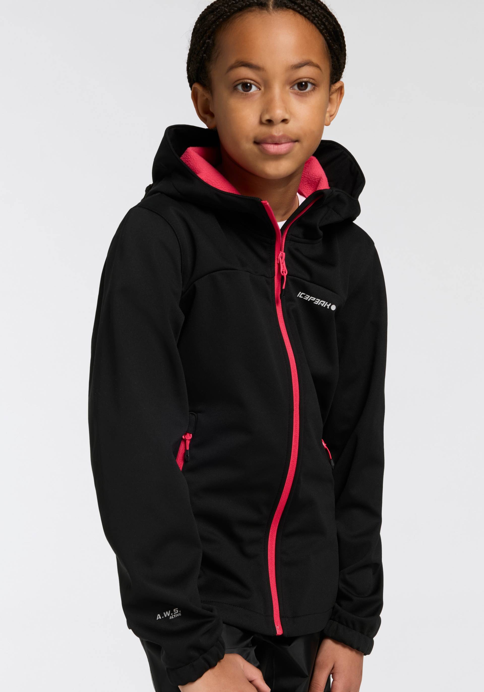 Icepeak Softshelljacke »KULM JR«, (1 St.), mit Kapuze von Icepeak