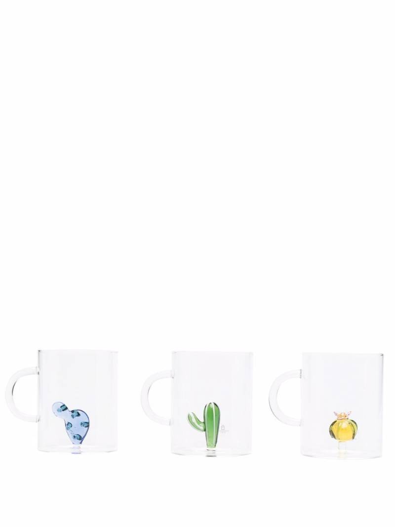 Ichendorf Milano Desert Plants mug set of 3 - White von Ichendorf Milano