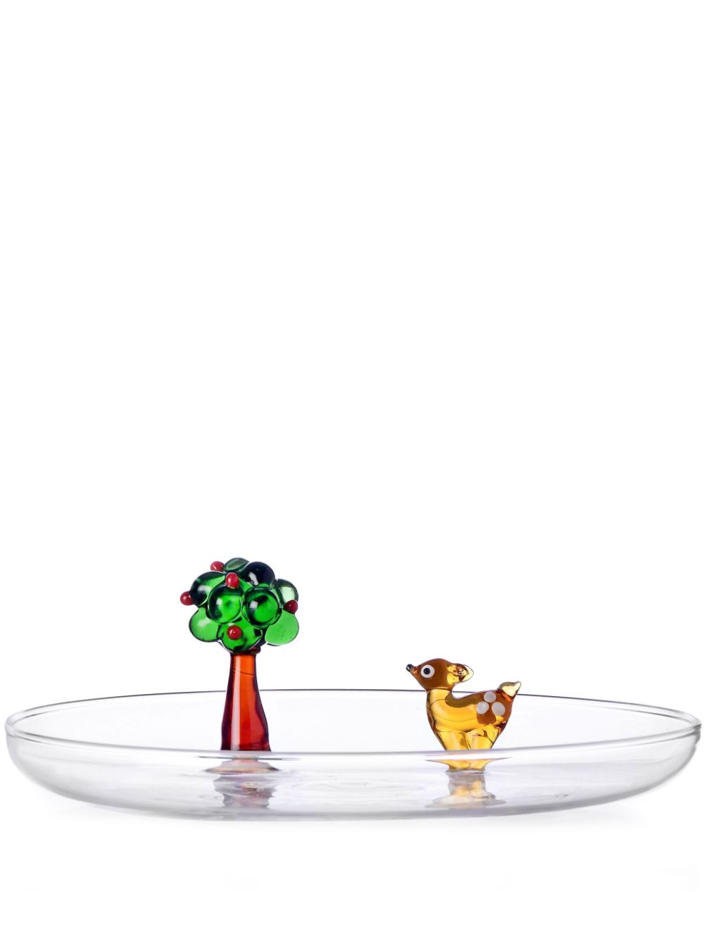 Ichendorf Milano Fawn Apple Tree glass plate - Neutrals von Ichendorf Milano