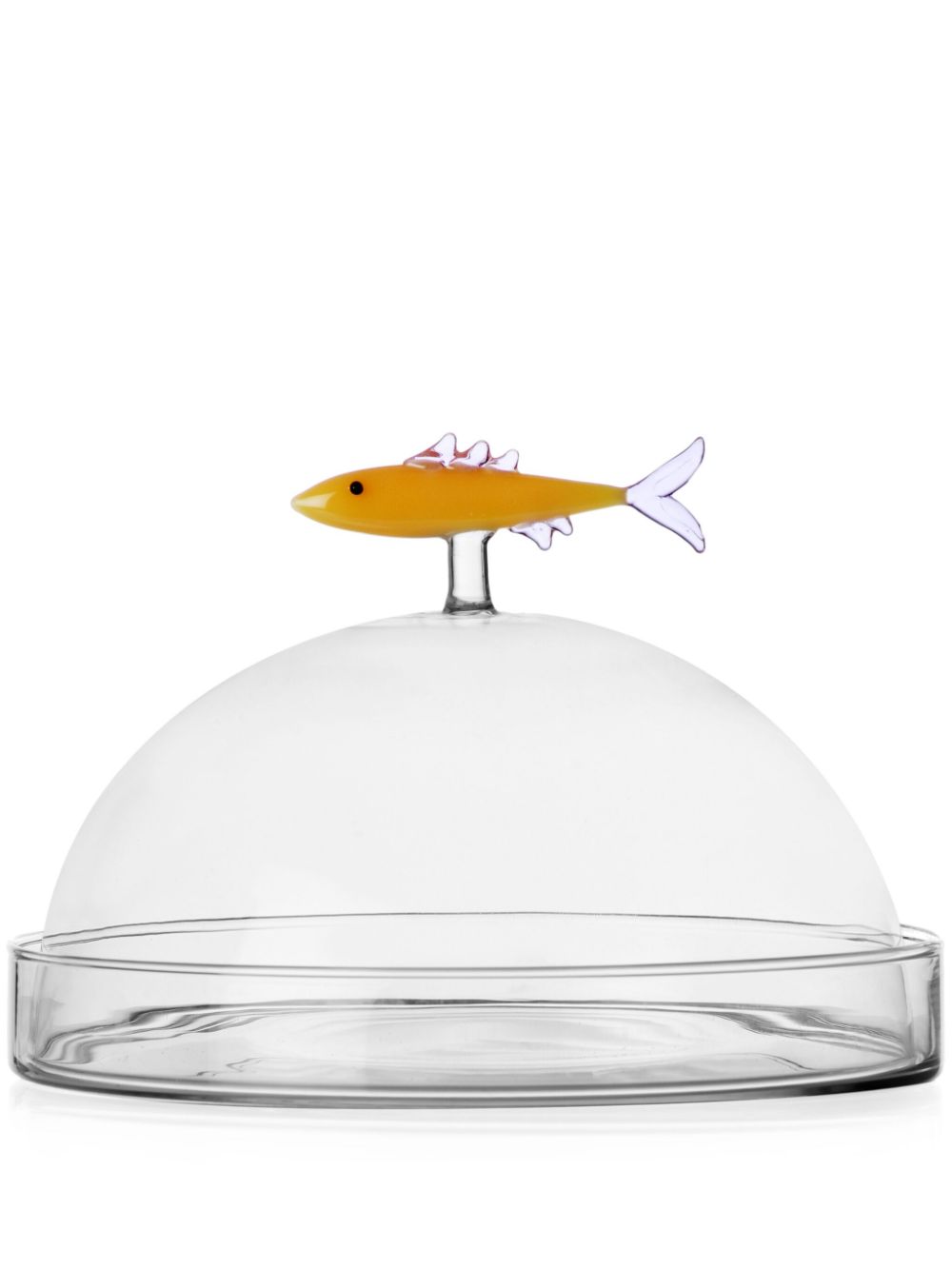 Ichendorf Milano Marine Garden Sardine glass dome (20cm) - Neutrals von Ichendorf Milano