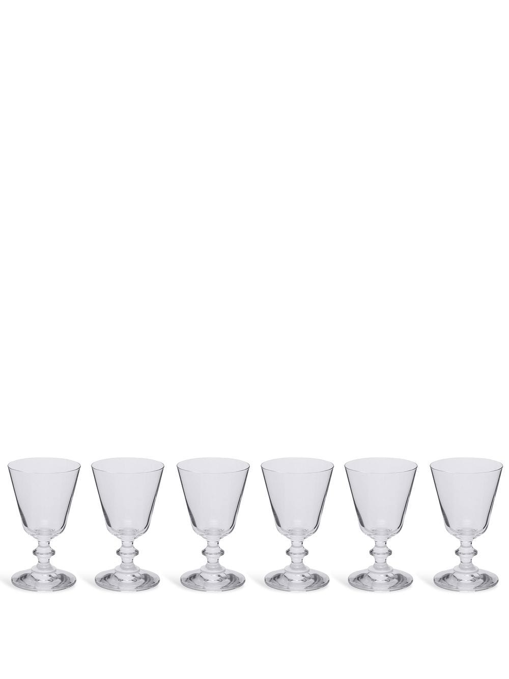 Ichendorf Milano Parigi set-of-six water glasses - White von Ichendorf Milano