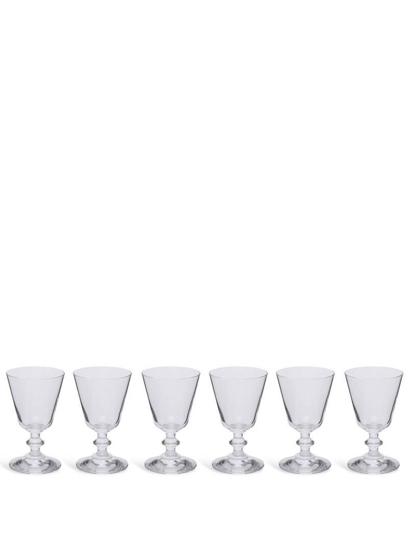 Ichendorf Milano Parigi set-of-six water glasses - White von Ichendorf Milano