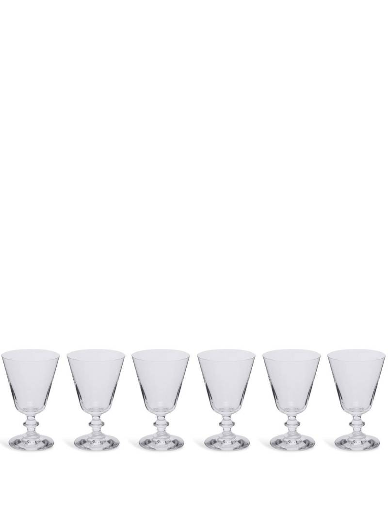 Ichendorf Milano Parigi set-of-six wine glasses - White von Ichendorf Milano