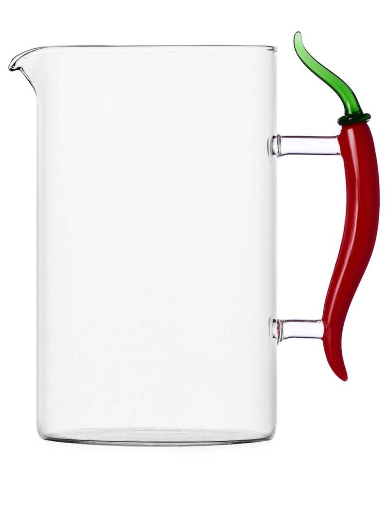 Ichendorf Milano Peperoncino glass pitcher - White von Ichendorf Milano