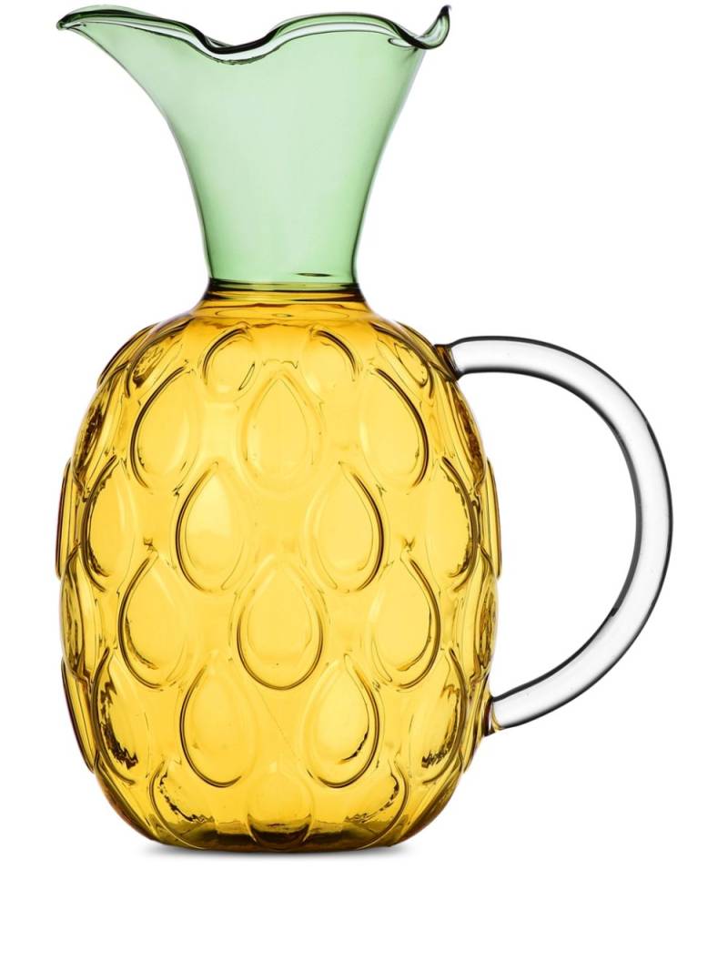 Ichendorf Milano Pineapple glass jug (1.1l) - Yellow von Ichendorf Milano