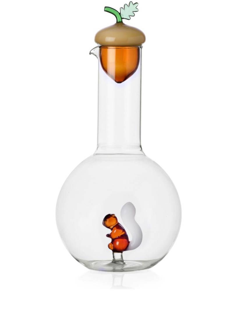 Ichendorf Milano Squirrel glass bottle - Neutrals von Ichendorf Milano