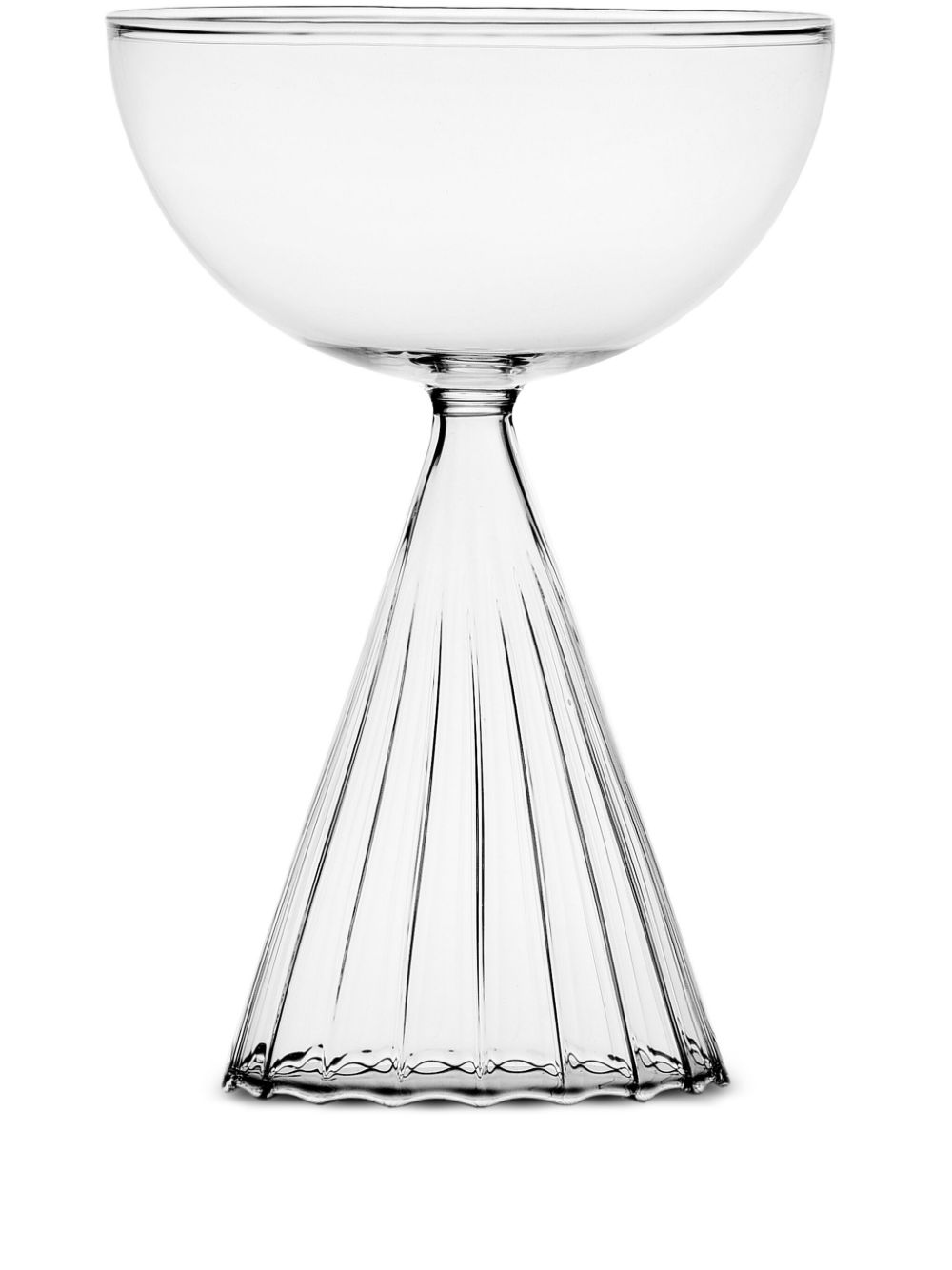 Ichendorf Milano Tutu Faceted Champagne Glass - Neutrals von Ichendorf Milano