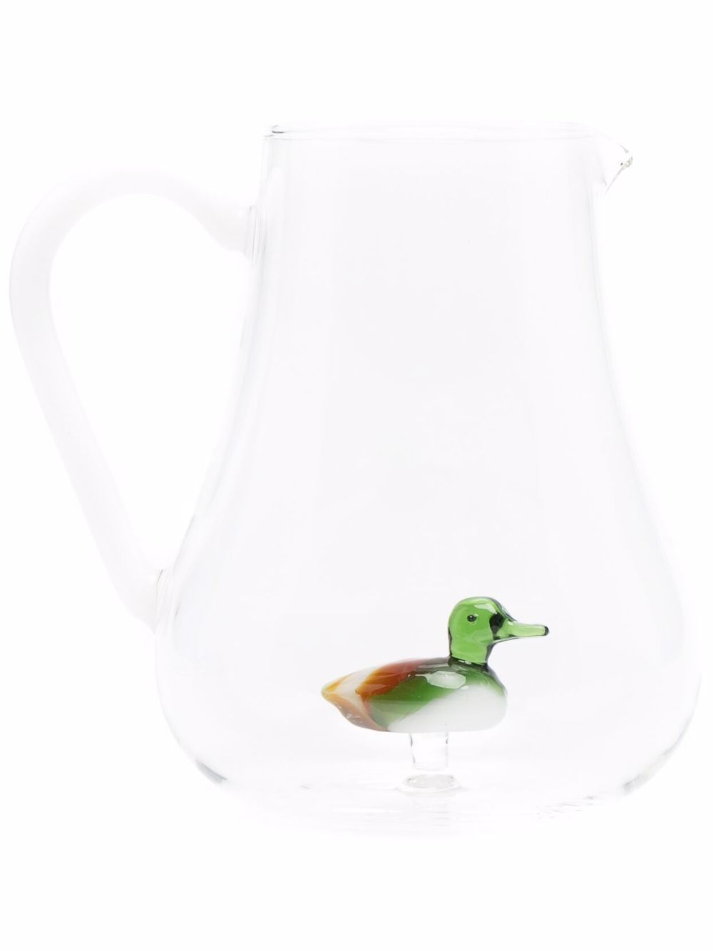 Ichendorf Milano animal farm glass duck jug - White von Ichendorf Milano