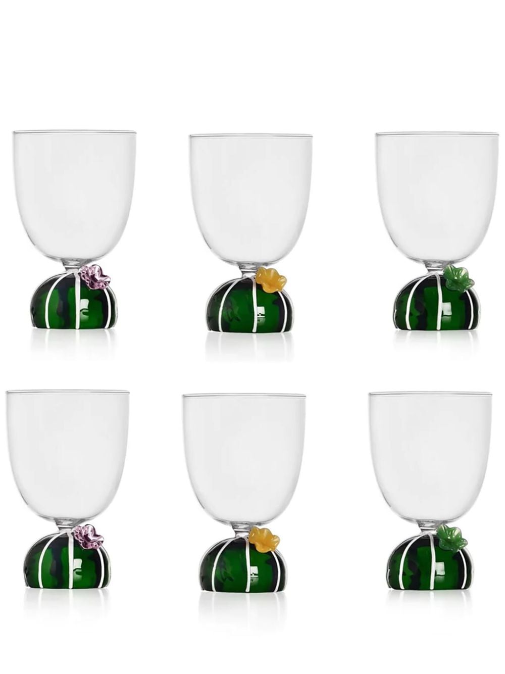 Ichendorf Milano cactus-stem glasses (set of 6) - White von Ichendorf Milano