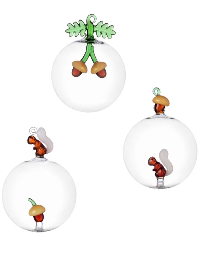 Ichendorf Milano festive decorative balls (set of three) - Green von Ichendorf Milano