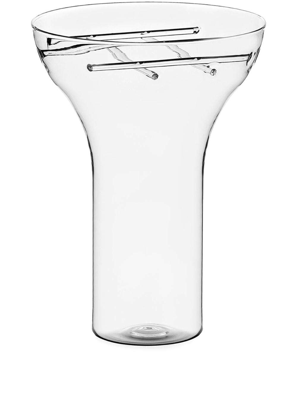 Ichendorf Milano large Trame glass vase - Neutrals von Ichendorf Milano